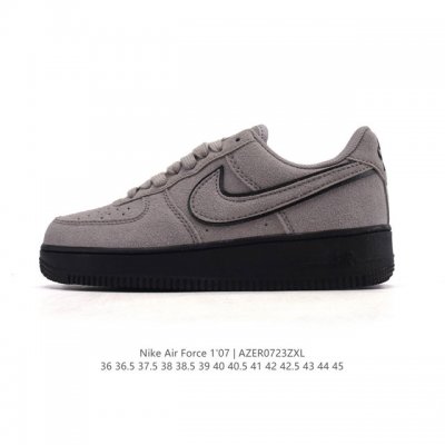 Authentic Nike Air Force 1 '07 Low, a versatile, low-top, thick-soled, height-en