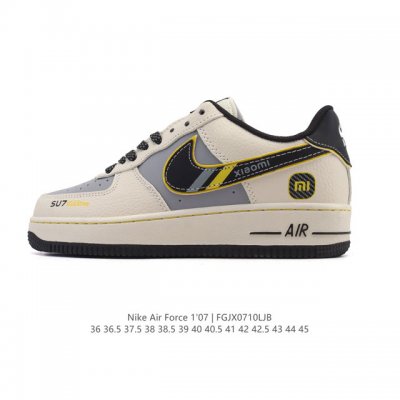 Top layer leather genuine Nike Air Force 1 '07 Low Air Force One with air cushi