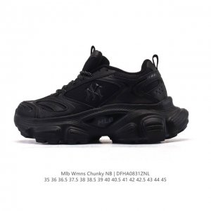 Corporate-level MLB Bigball Chunky New York Yankees thick-soled, height-enhanci
