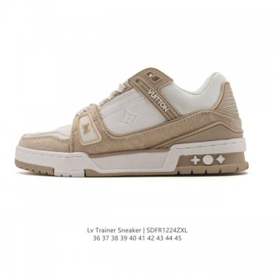 Louis Vuitton Trainer Sneaker Low, a stylish and trendy platform sneaker for me