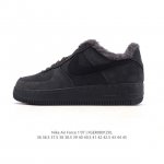 Nike Air Force 1 '07 Low Air Force One white cushioned sneakers, new fall/winter