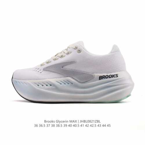 New, company-grade Brooks Glycerin Max: A comfortable, height-boosting shoe! Th