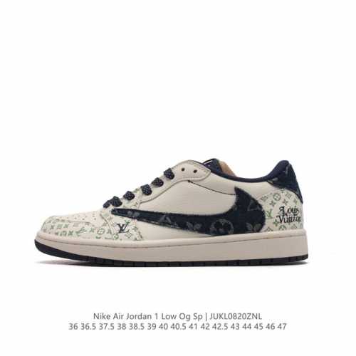 Nike Air Jordan 1 Low Og Sp Military Blue Aj1 1 Aj1 1 Aj1 1 Ts Swoosh Dm7866 36