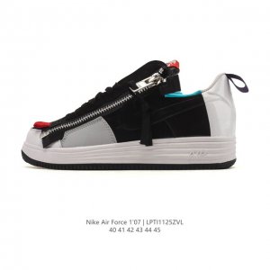 Nike Lunar Force 1 Duckboot' 17 Lf1 Air Force 1 white sneakers with a zippered