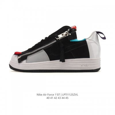 Nike Lunar Force 1 Duckboot' 17 Lf1 Air Force 1 white sneakers with a zippered