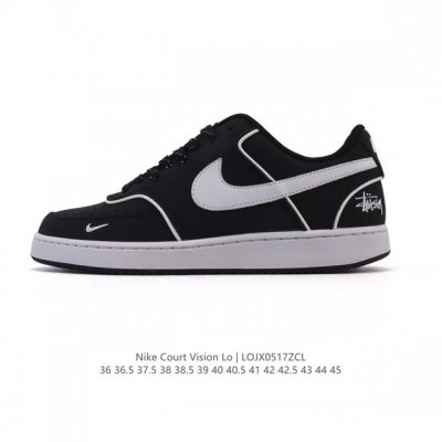 Nike Court Vision Lo Campus Style Low-Top Retro Basketball Sneakers For Men And