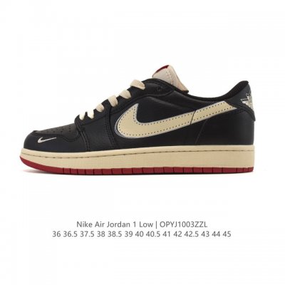 Nike Air Jordan 1 Low AJ1, a low-top retro-style casual basketball shoe. Inspire
