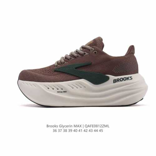 New, company-grade Brooks Glycerin Max: A comfortable, height-boosting shoe! Th