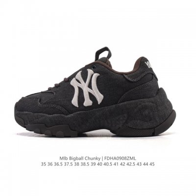 Corporate-level MLB Bigball Chunky New York Yankees thick-soled height-enhancin
