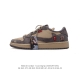 Aj1 travis Scott X Air Jordan 1 Reverse Mocha Aj1 1 Ts : Ch6336-013 : 36 36.5 3
