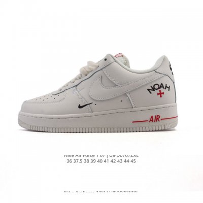 Authentic Nike Air Force 1 '07 Low Air Force One white shoes with air cushion, l