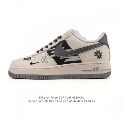 New Af1 Nike Air Force 1 '07 Low Air Force One cushioned, thick-soled, height-e