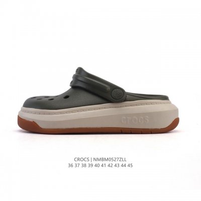 Corporate-Level Crocs Beach Hole Shoes For Men And Women, Casual Thick-Soled Hei