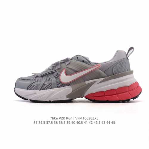 Nike V2K Run shock-absorbing and non-slip retro low-top sports running shoes are