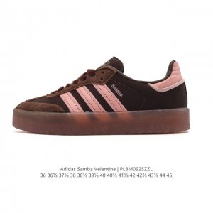 Adidas men's and women's sports shoes, Trefoil Samba Velentine casual shoes, Ger