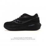 Saucony Triumph 21 Unisex Running Shoes, High-Cushioning, Lightweight, Thick, He