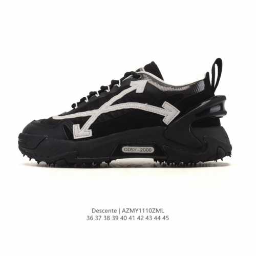 Off-White brand sneakers, fashionable platform sneakers with height-increasing d