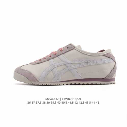 Asics women's shoes, genuine half-size, with arch insoles, Japanese classic bran
