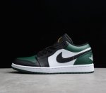 GZ Air Jordan 1 Low Green Toe AJ1 553558-371 Jumpman Logo 36 36.5 37.5 38 38.5