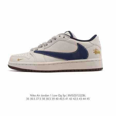 Company-grade authentic Nike Air Jordan 1 Low Og Sp Military Blue Aj1 Air Jordan - Click Image to Close