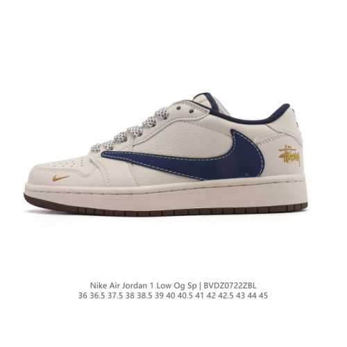 Company-grade authentic Nike Air Jordan 1 Low Og Sp Military Blue Aj1 Air Jordan