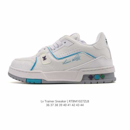 Louis Vuitton Trainer Sneaker Low, a stylish and trendy platform sneaker for men