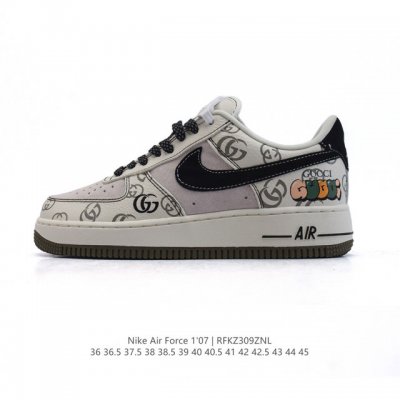 210 Af1 Nike Air Force 1 07 Low Gucci Ch6336-006 36 36.5 37.5 38 38.5 39 40 40.5