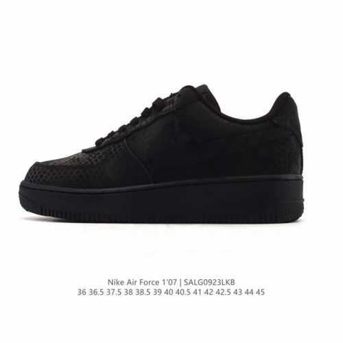 Nike Air Force 1 '07 Low, a versatile, low-top, cushioned white sneaker with a