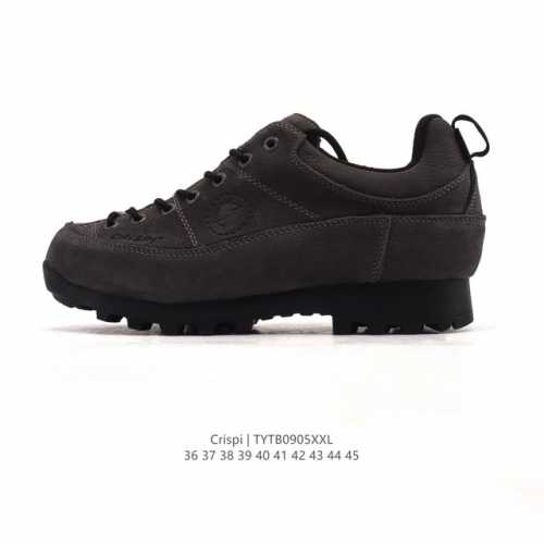 The company-level Italian old shoe factory Crispi's hiking shoes, thick-soled he