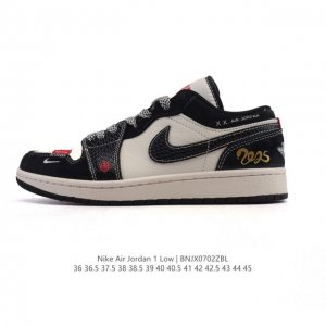 Nike Jordan Air Jordan 1 Low Aj1 Joe 1 Jordan 1st generation Aj1 low-top Snake