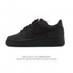 Company-grade Nike Air Force 1 '07 Low platform sneakers, featuring a thick sole