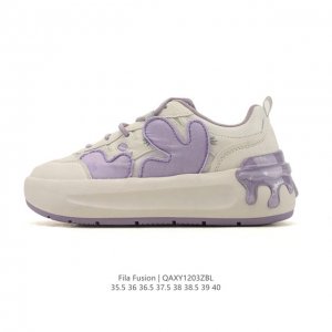 Company-grade Fila Fusion women's shoes, platform platform, height-increasing,