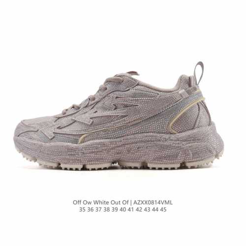 Company-level exclusive real-life photos of Off-White Out Of Office low-top lace