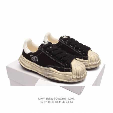 Mmy Blakey mmy Maison Mihara Yasuhiro Original Sole Canvas Low mmy blakey Mmy B - Click Image to Close