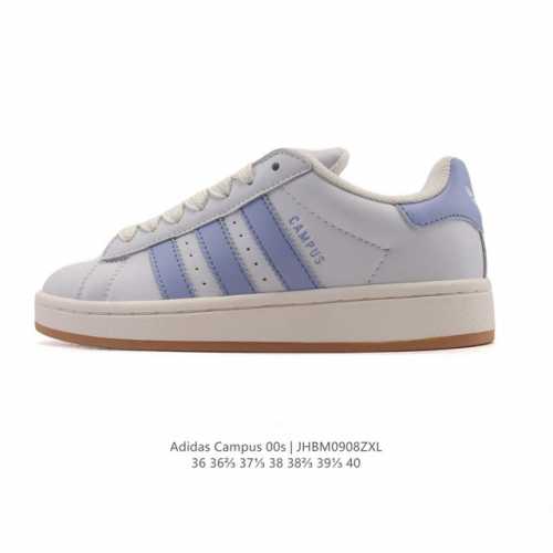 Adidas. Trefoil Campus 00S bread shoes, retro casual sneakers. Millennial resurg