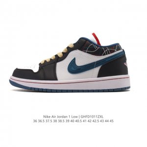 Nike Air Jordan 1 Low AJ1, a low-top retro-style casual basketball shoe. Inspire