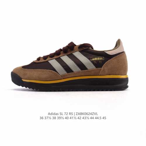 Adidas Sl 72 Shoes Classic Retro Thin-soled Sneakers T-toe Shoes Clover Retro Ca