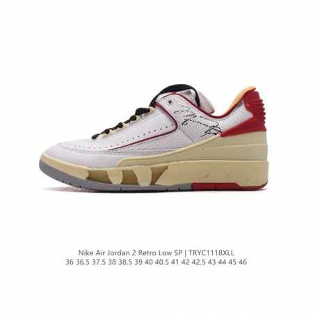 Nike Air Jordan 2 Retro Sp 2 aj2 Aj2 80 Dv9956-118 36-46 Tryc1118 - Click Image to Close