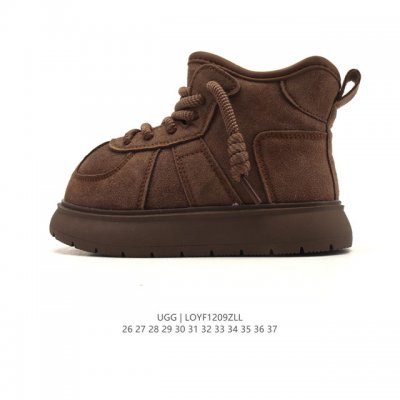 Genuine Ugg children's snow boots, retro mid-top sneakers, trendy boots, thick-