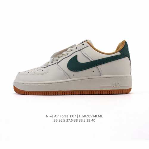 Nike Air Force 1 '07 Low Air Force One Low-Top Versatile White Shoes With Thick