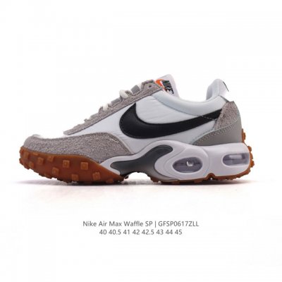 Nike Air Max Waffle Sp Action Green Casual Running Shoes Air Cushioning Sports S