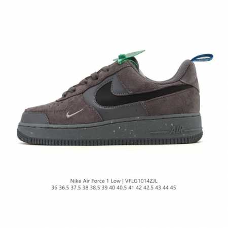 Company-grade Nike Air Force 1 '07 Low platform sneakers, featuring a thick sole - Click Image to Close