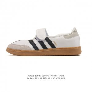 Adidas Originals Samba Jane Comfortable and Versatile Mary Jane Shoes Women's Cl