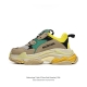 1:1 Balenciaga balenciaga Triple S Clear Sole Sneaker Brown Black Logo 35 36 37