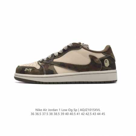 Nike Air Jordan 1 Low Og Sp Military Blue Aj1 1 Aj1 1 Aj1 1 Ts Swoosh Dm7866 36 - Click Image to Close