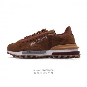 Lacoste's stylish outdoor casual collection of thick-soled, height-enhancing da