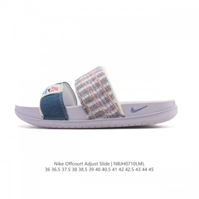 Nike Offcourt Adjust Slide Anti-slip wear-resistant shock-absorbing Velcro water