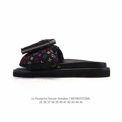 Corporate-grade LV slippers from the Louis Vuitton Beach Casual Slipper Collecti