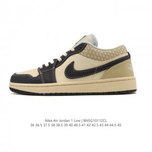 Nike Air Jordan 1 Low AJ1, a low-top retro-style casual basketball shoe. Inspire