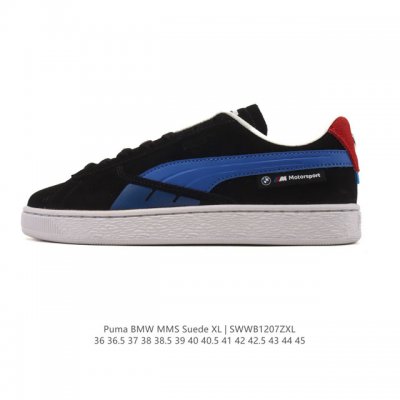 Puma Casual Sneakers, BMW MMS Suede XL Series Classic Suede Thick Sole, Non-sli
